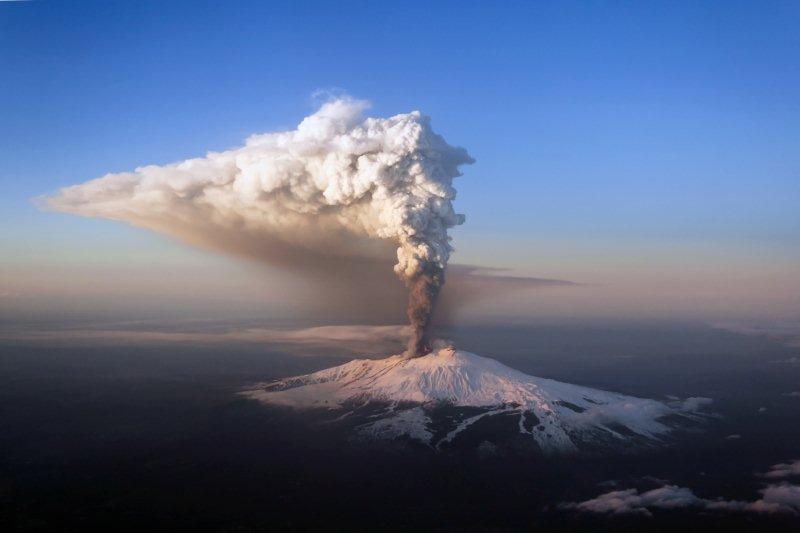 Photo:  Volcano Etna  Aerial Image